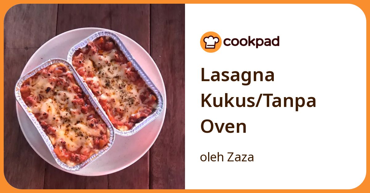 Lasagna Kukus/Tanpa Oven-image