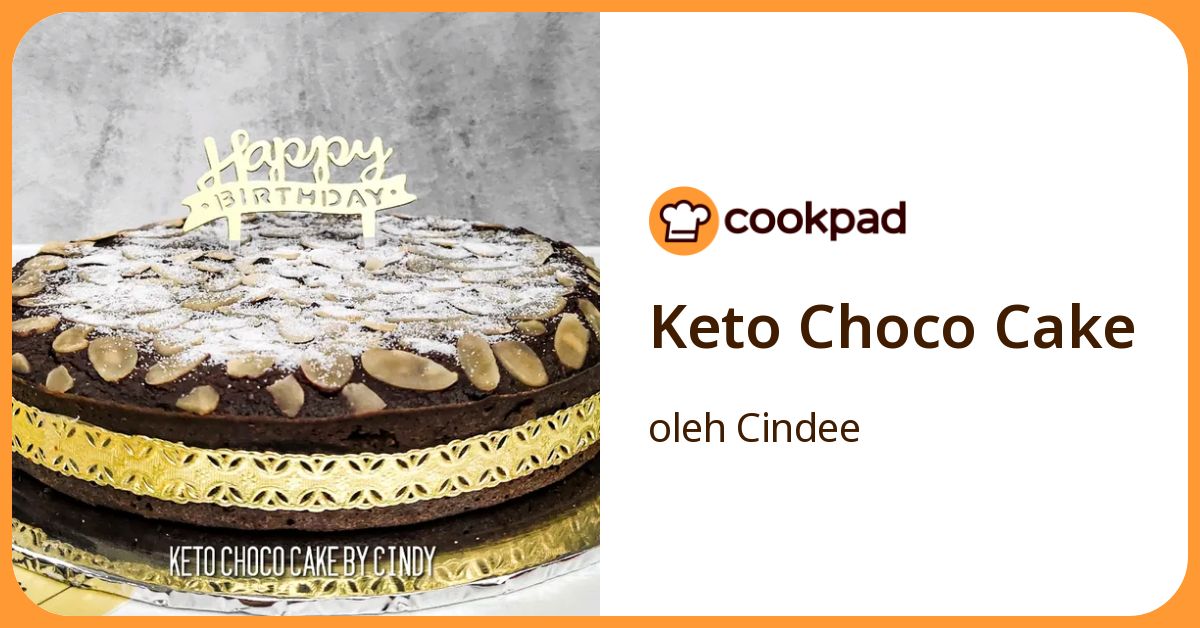 Resep Keto Choco Cake oleh Cindee - Cookpad