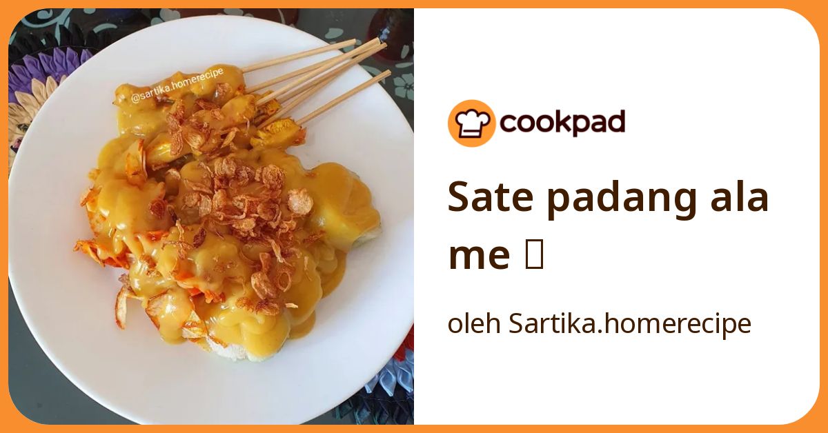 Sate padang ala me 🥰