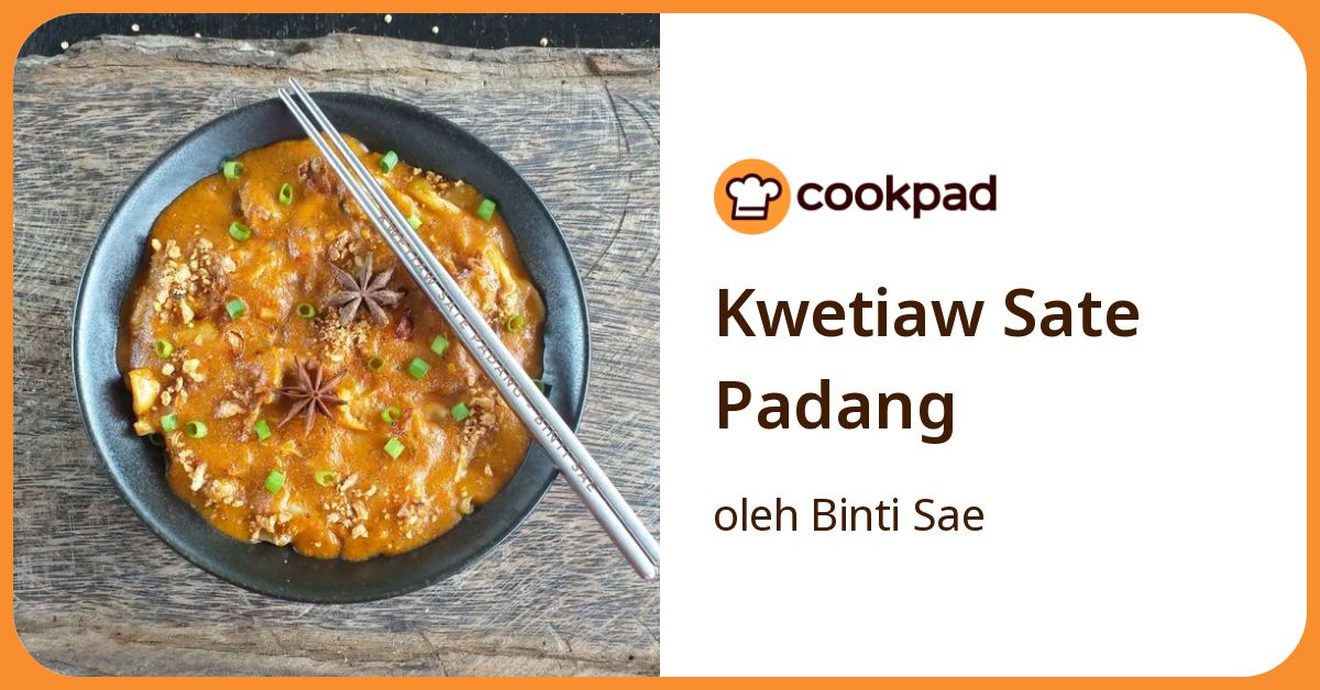 Kwetiaw Sate Padang