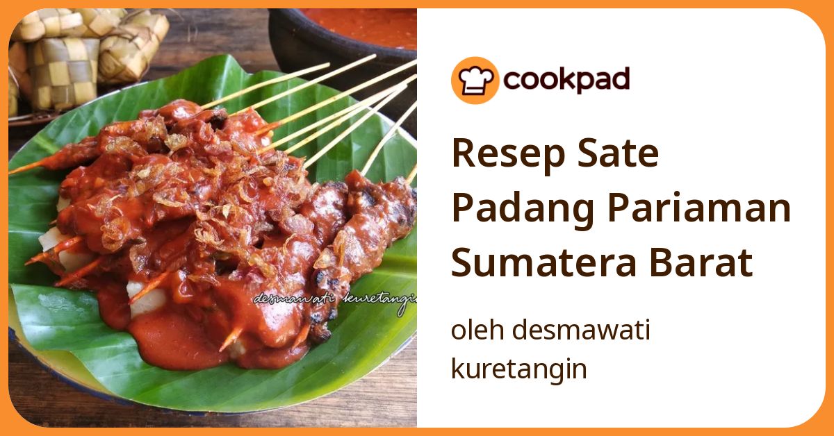 Resep Sate Padang Pariaman Sumatera Barat