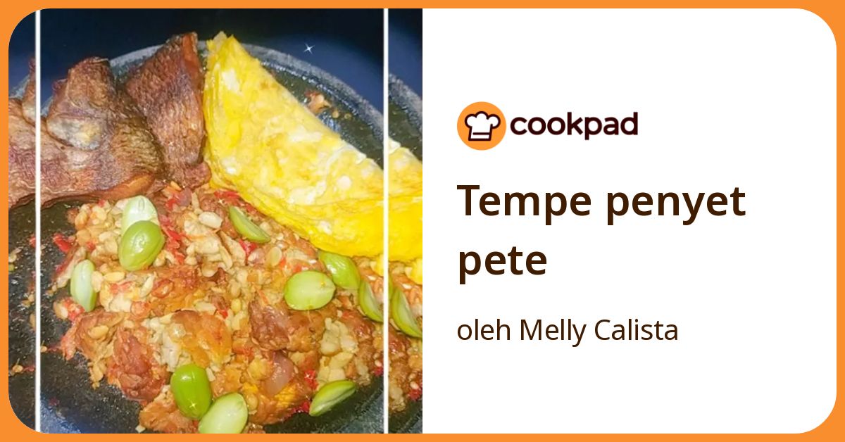 Tempe penyet pete