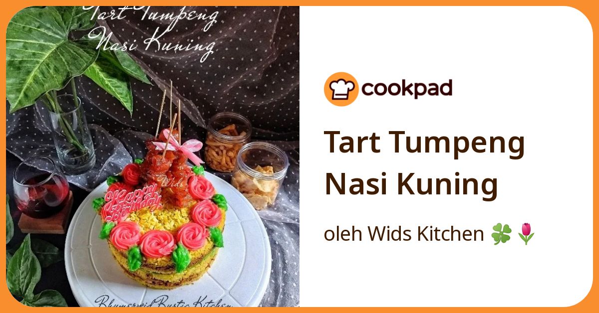 Tart Tumpeng Nasi Kuning
