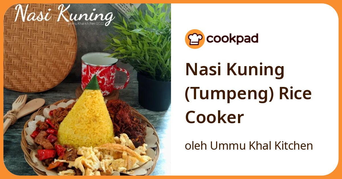 Nasi Kuning (Tumpeng) Rice Cooker