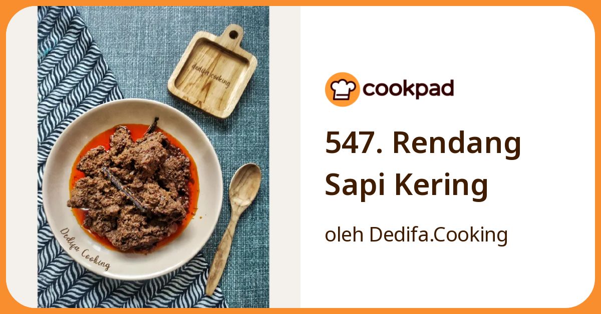 547. Rendang Sapi Kering