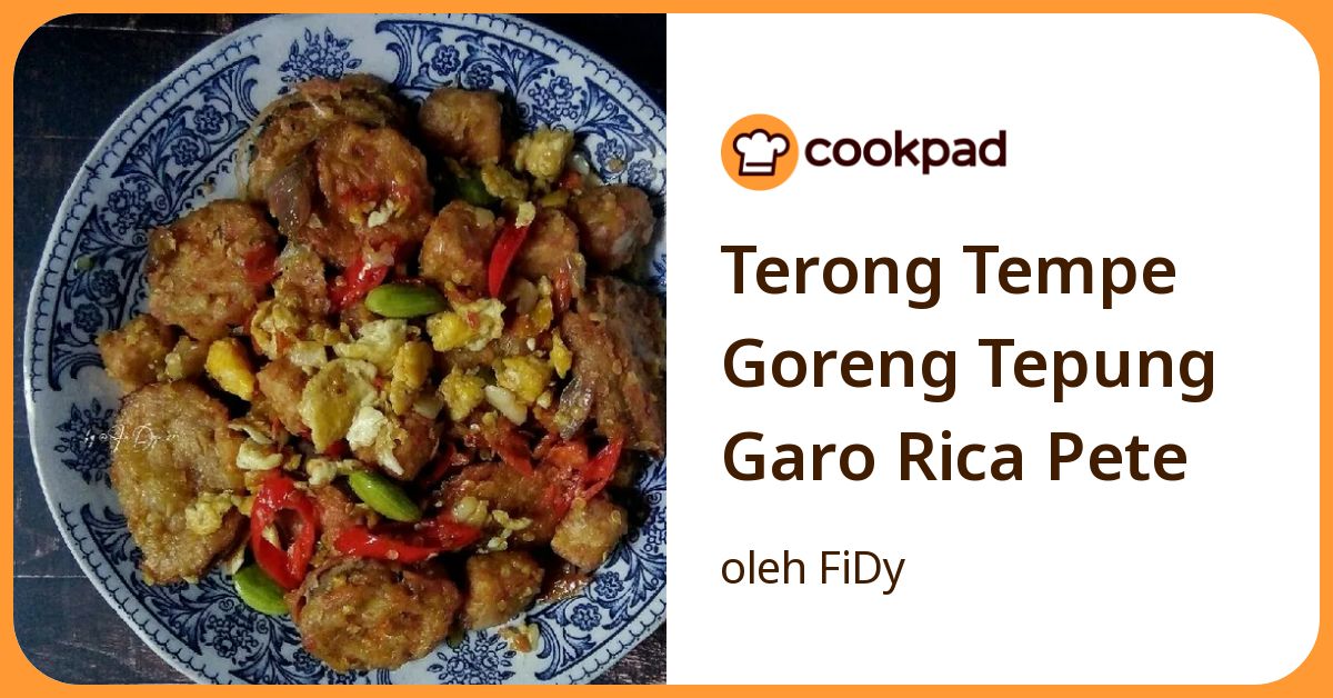 Resep Terong Tempe Goreng Tepung Garo Rica Pete oleh FiDy - Cookpad