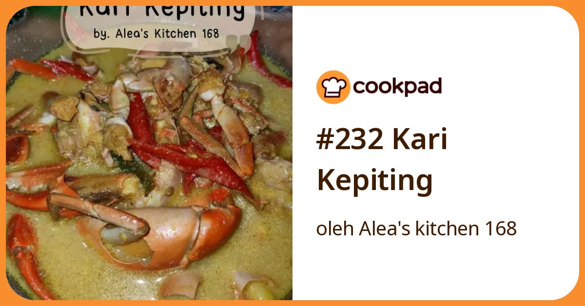 #232 Kari Kepiting
