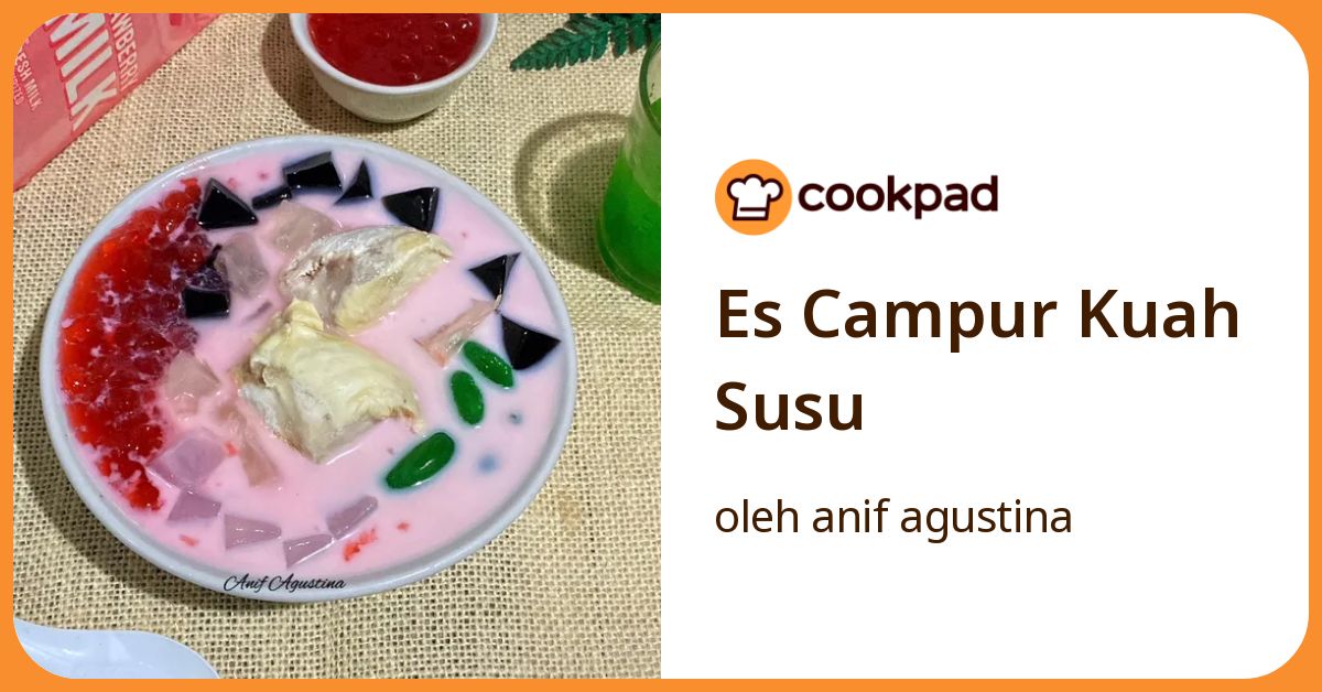 Es Campur Kuah Susu