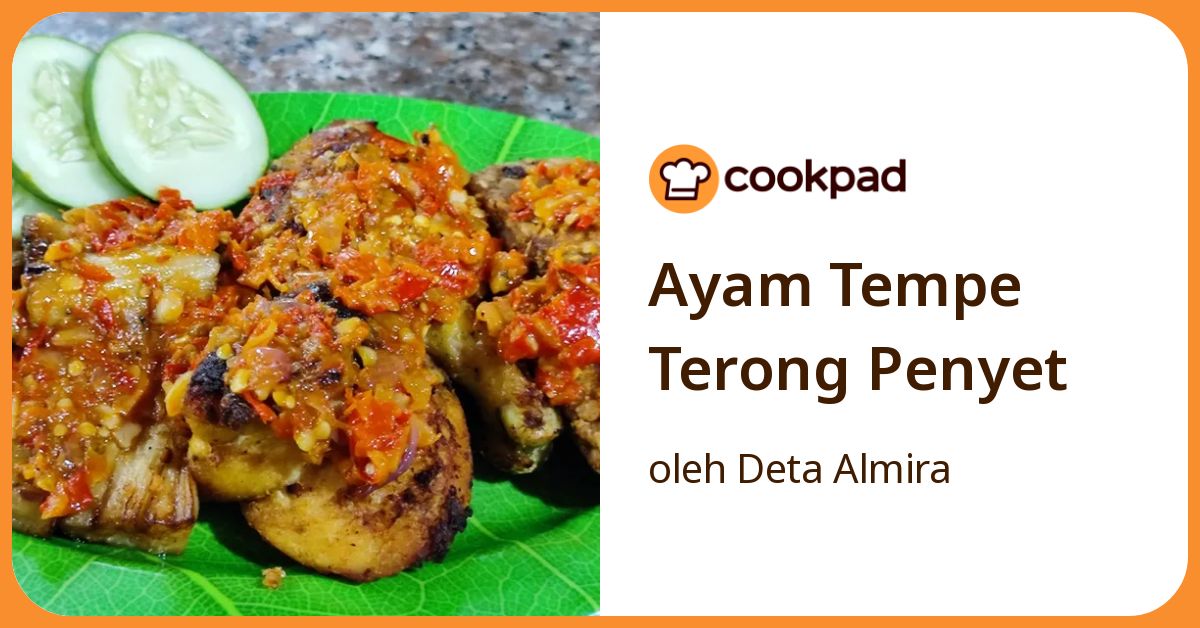 Ayam Tempe Terong Penyet