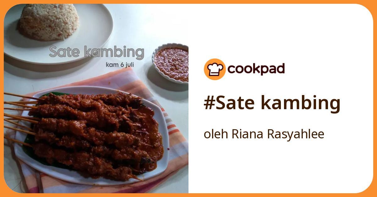 #Sate kambing