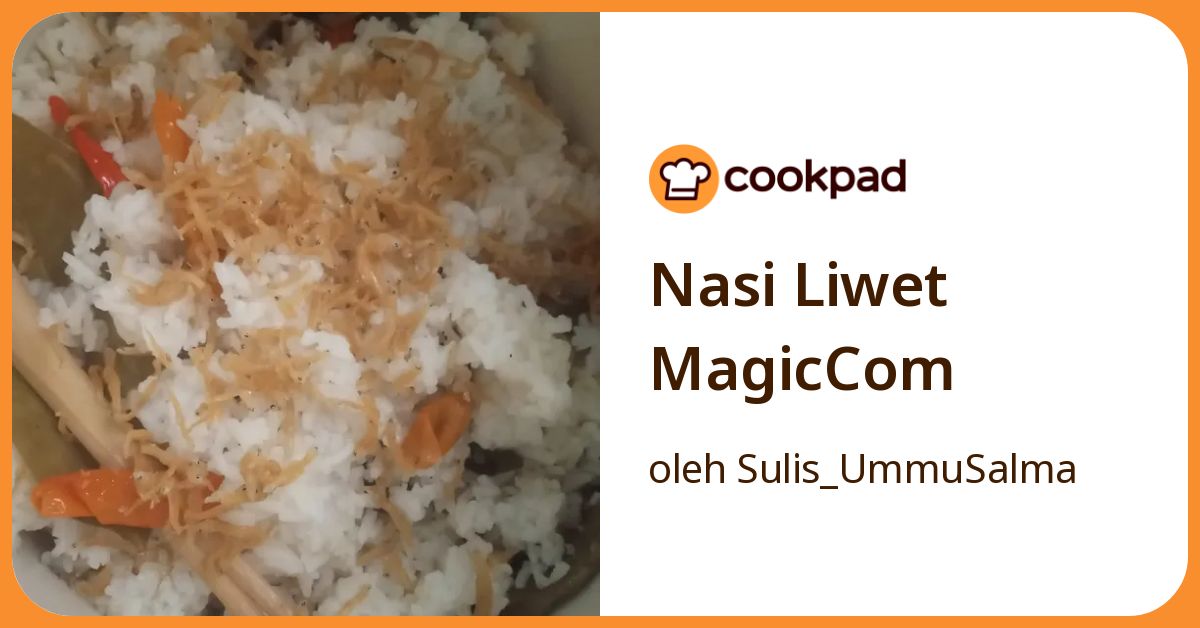 Nasi Liwet MagicCom