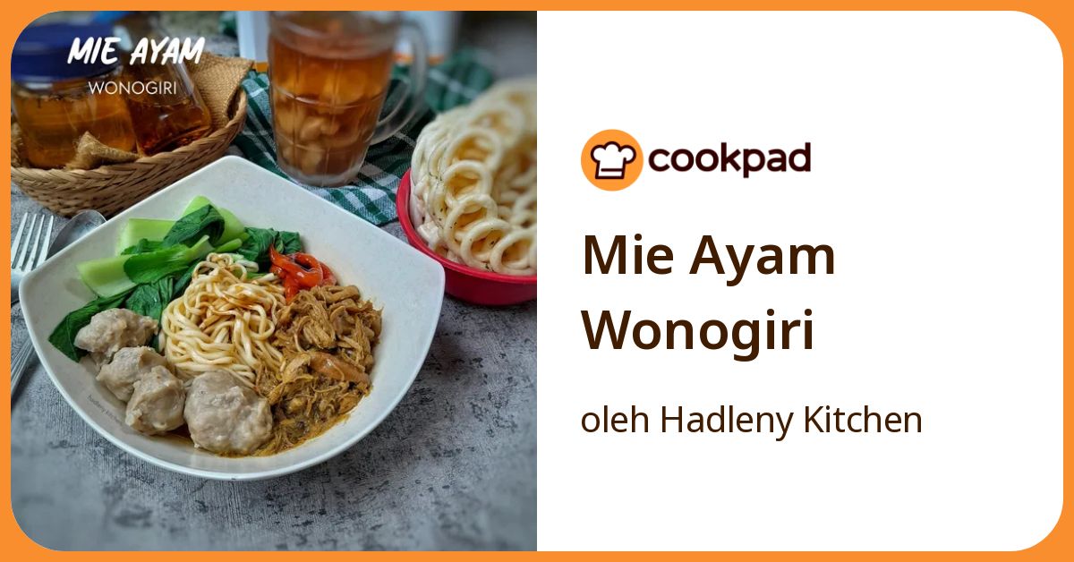 Mie Ayam Wonogiri