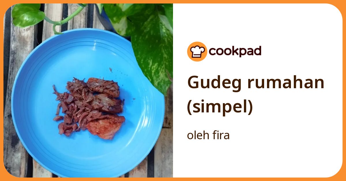 Gudeg rumahan (simpel)
