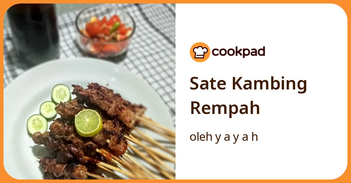 Sate Kambing Rempah