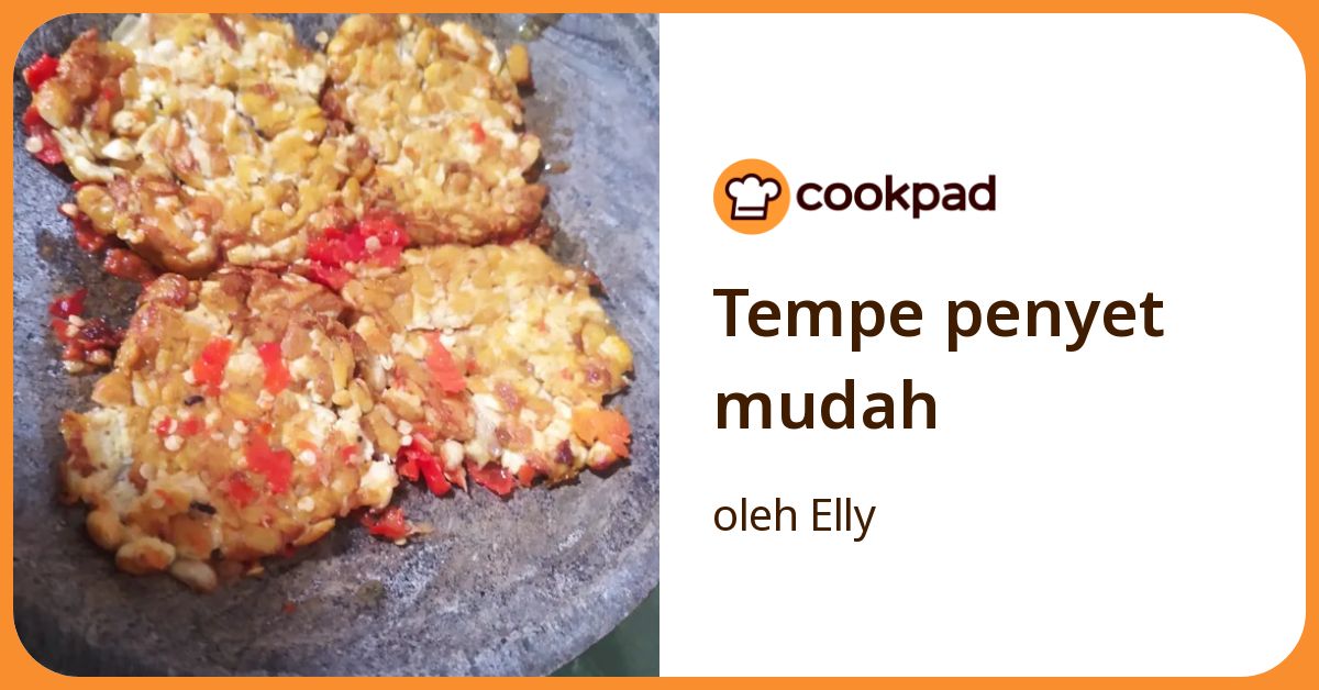 Tempe penyet mudah