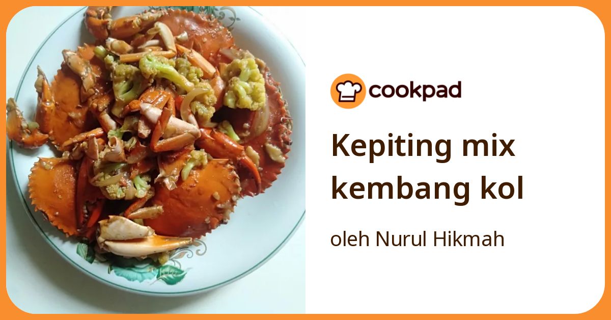 Kepiting mix kembang kol