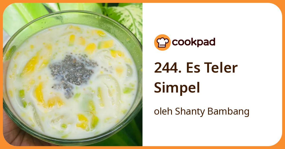 244. Es Teler Simpel