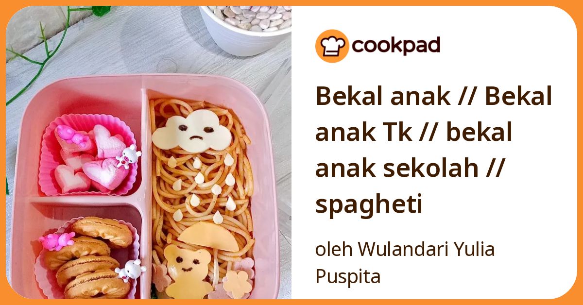 Bekal anak // Bekal anak Tk // bekal anak sekolah // spagheti