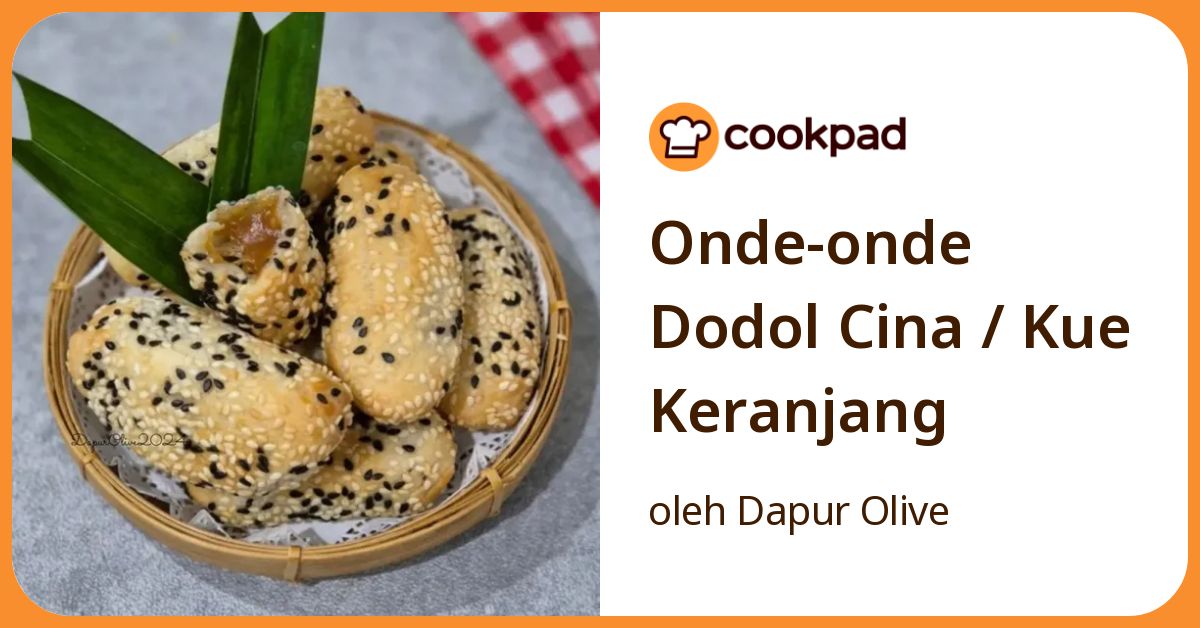 Onde-onde Dodol Cina / Kue Keranjang