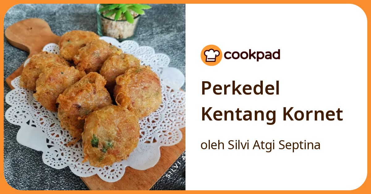 Perkedel Kentang Kornet