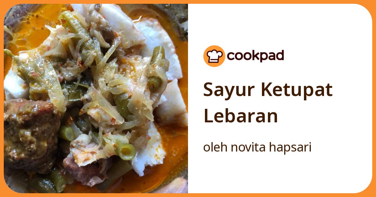 Sayur Ketupat Lebaran