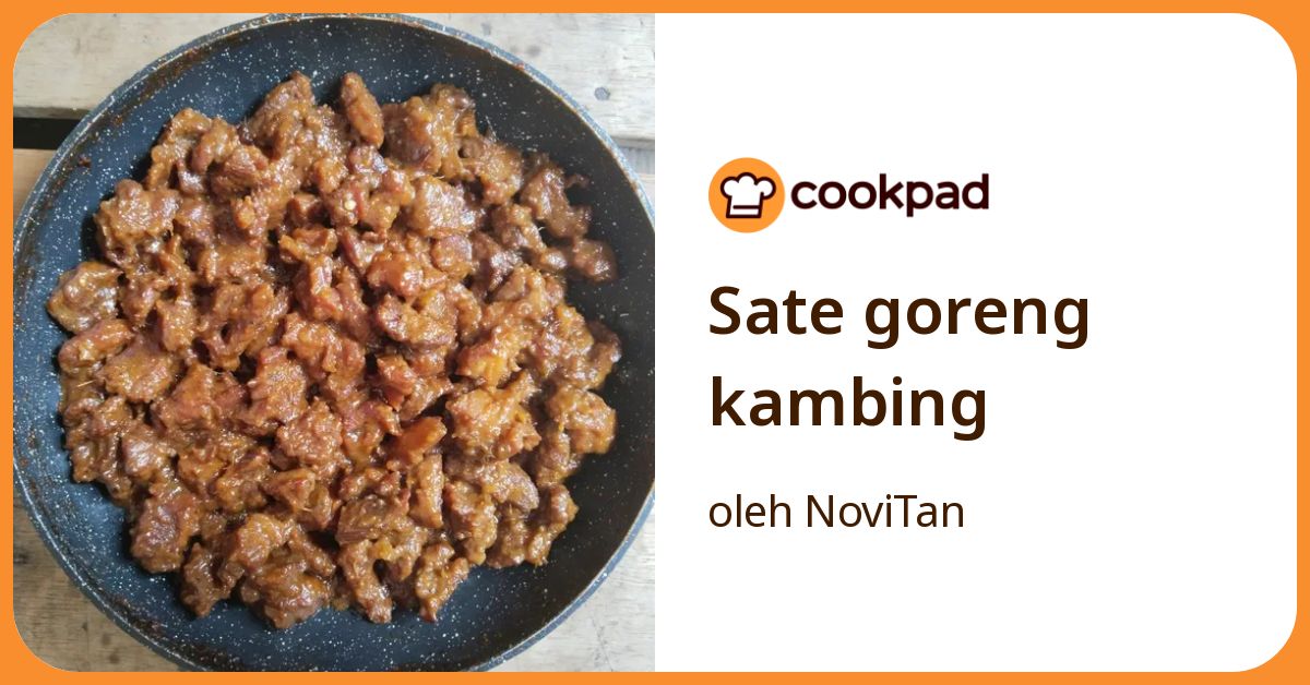 Sate goreng kambing