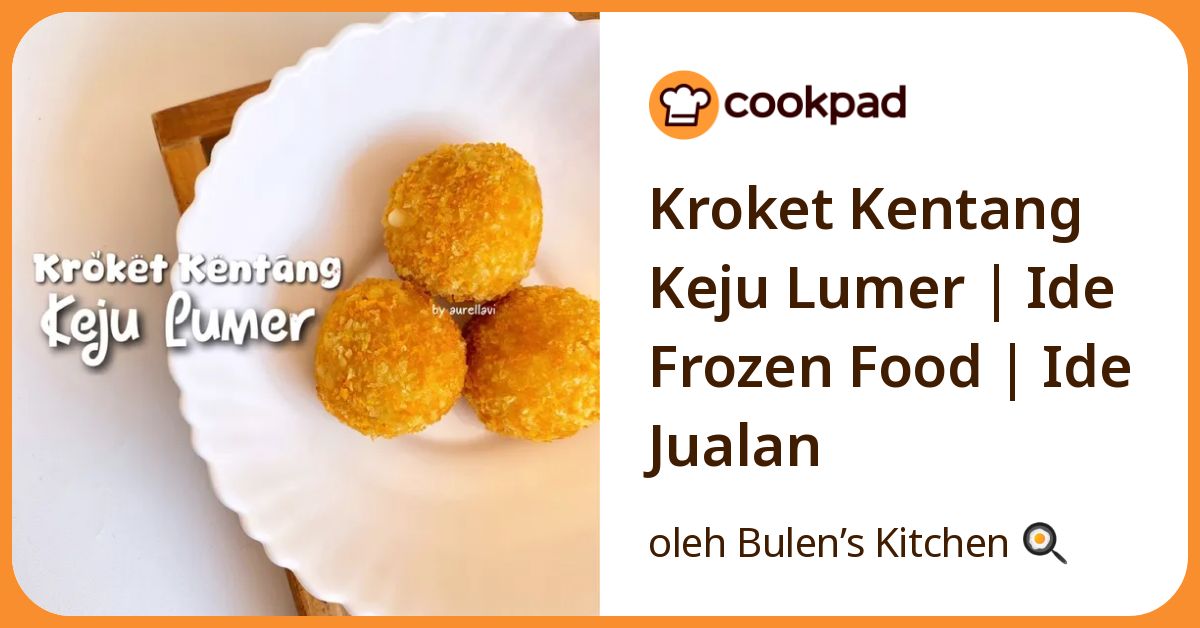 Kroket Kentang Keju Lumer | Ide Frozen Food | Ide Jualan