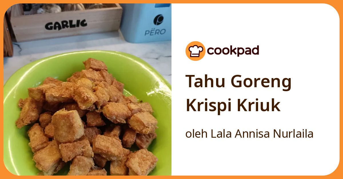 Tahu Goreng Krispi Kriuk