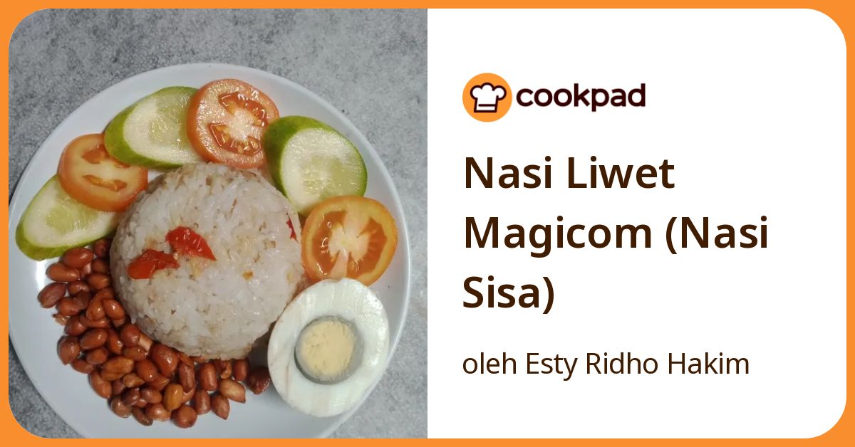 Nasi Liwet Magicom (Nasi Sisa)
