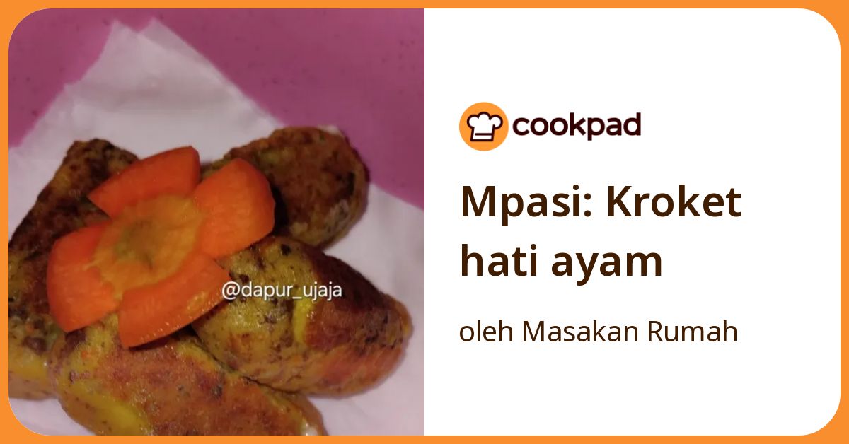 Mpasi: Kroket hati ayam