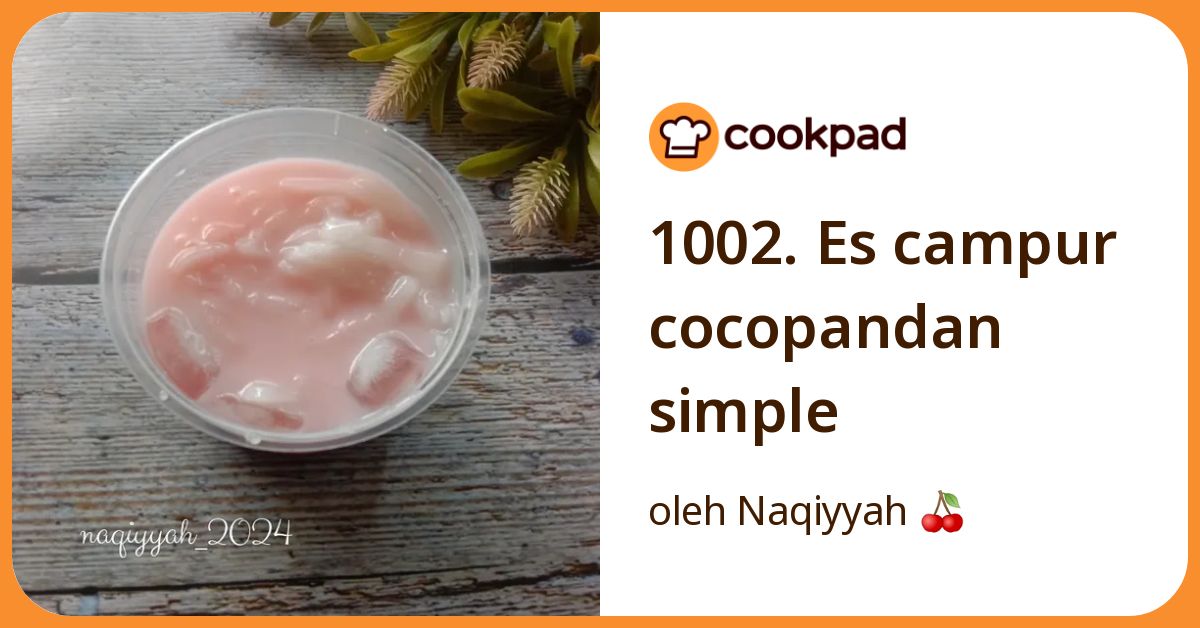 1002. Es campur cocopandan simple