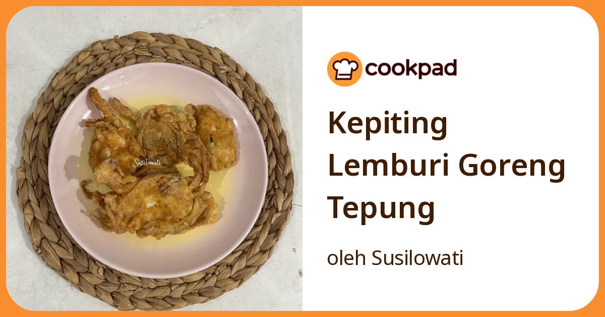 Kepiting Lemburi Goreng Tepung
