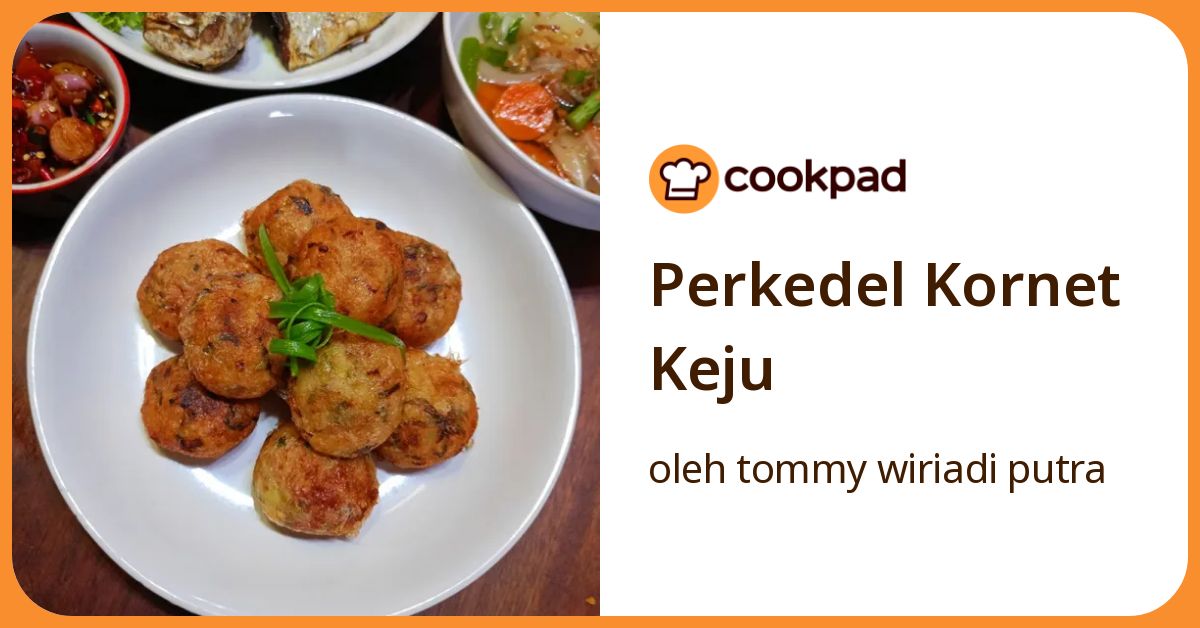 Perkedel Kornet Keju