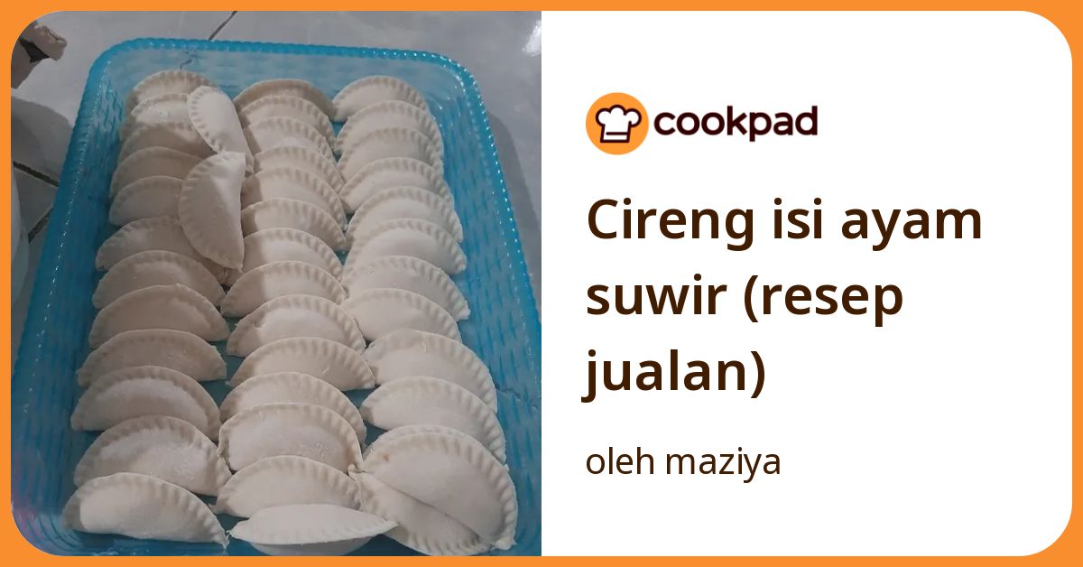 Cireng isi ayam suwir (resep jualan)
