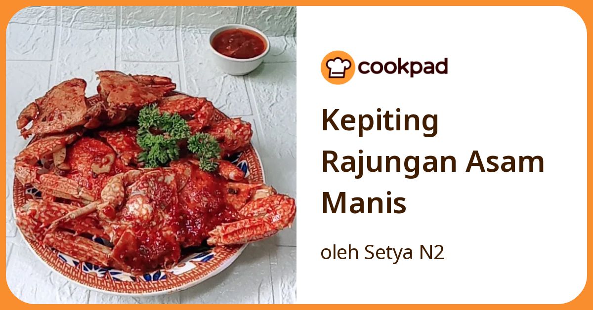 Kepiting Rajungan Asam Manis