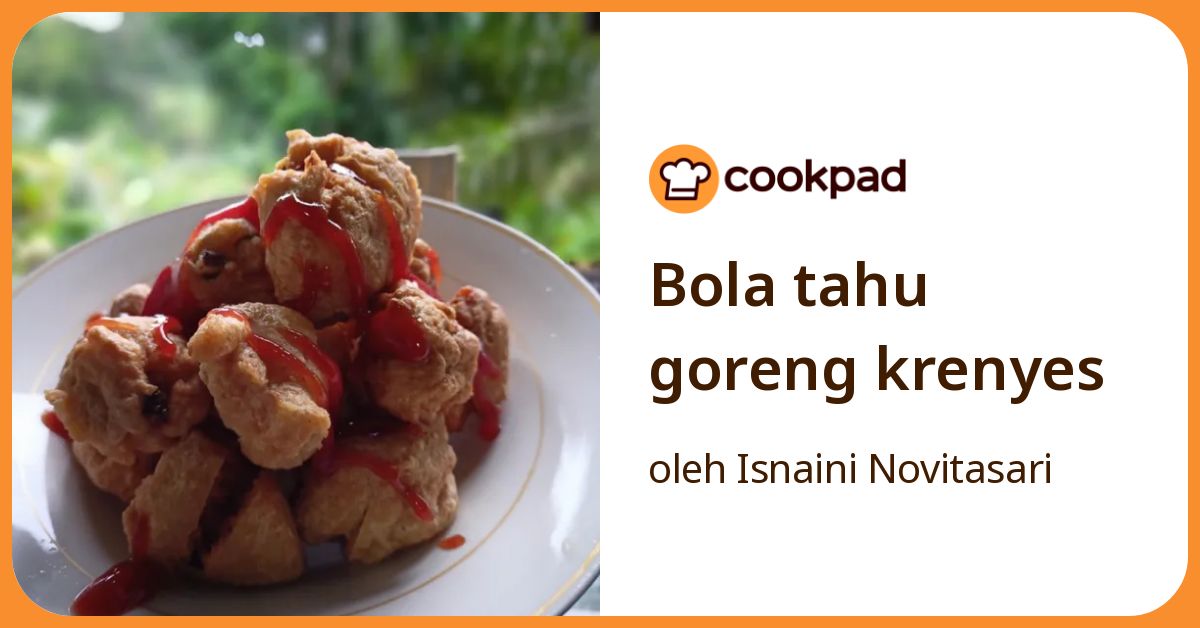 Bola tahu goreng krenyes