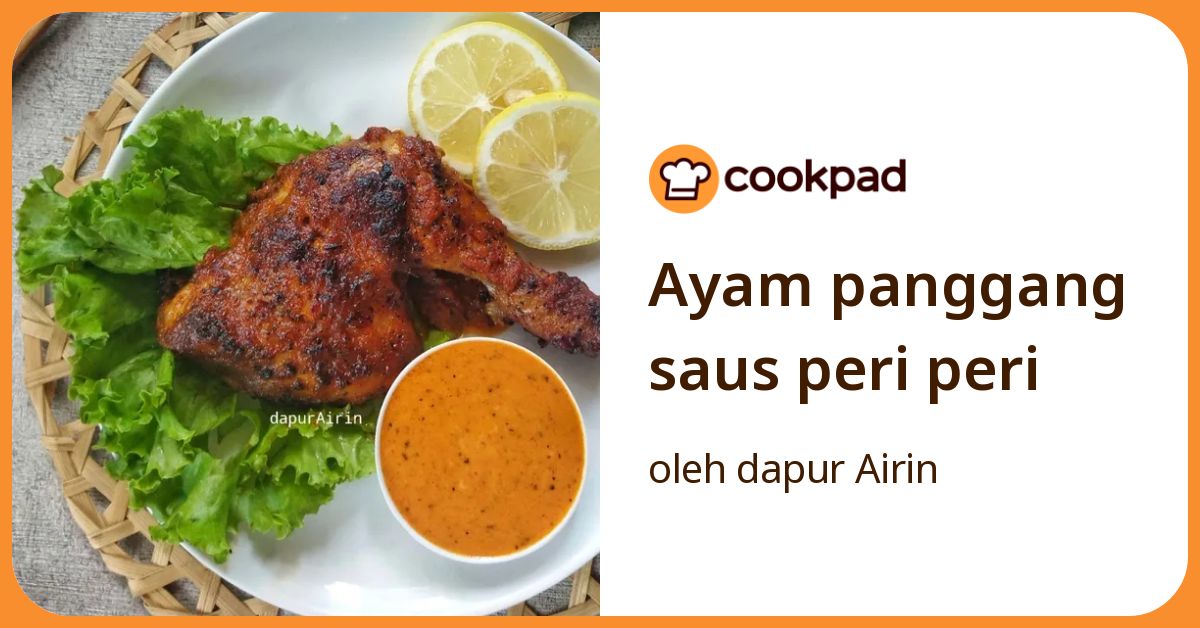 Ayam panggang saus peri peri