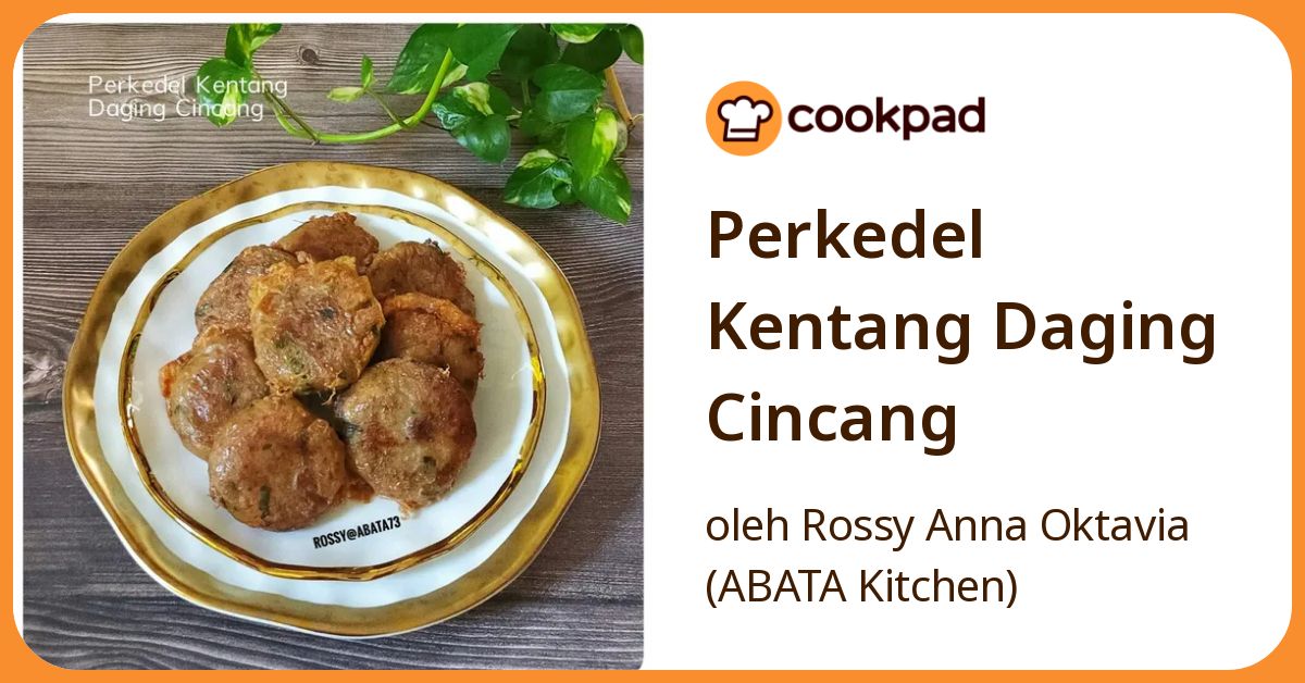 Perkedel Kentang Daging Cincang