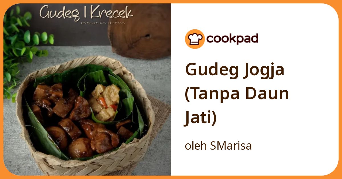 Gudeg Jogja (Tanpa Daun Jati)