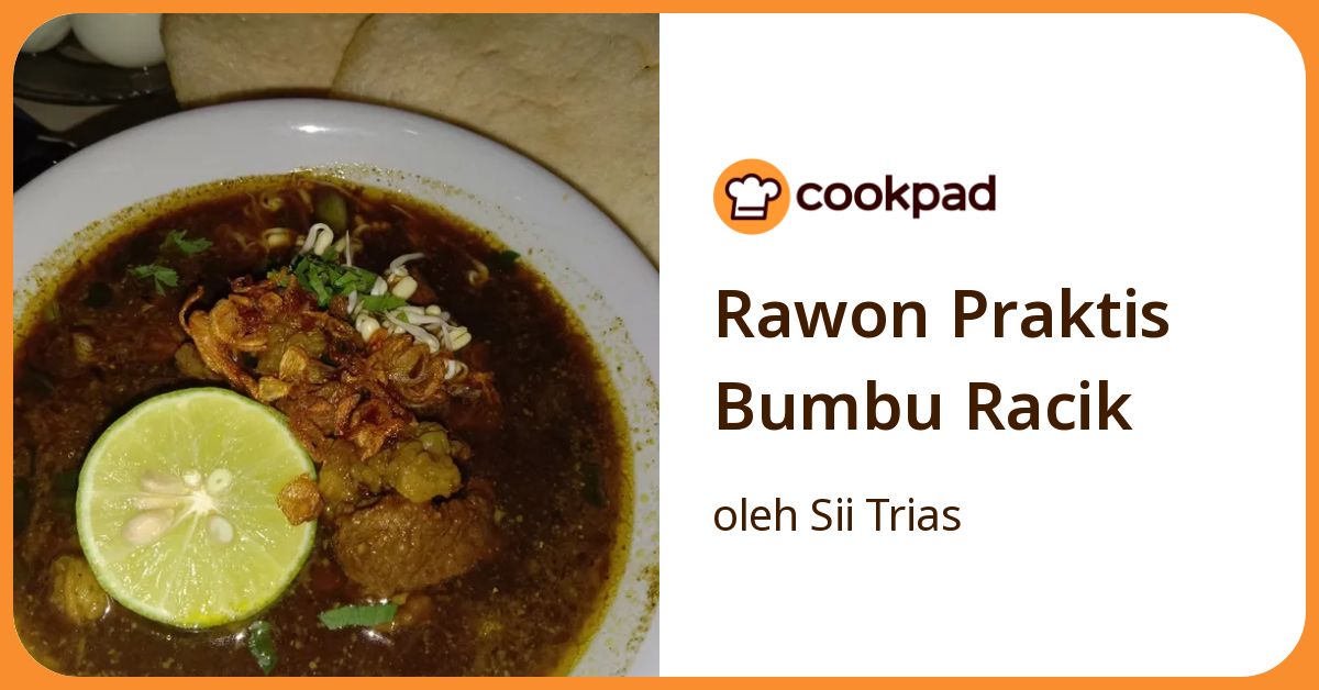Rawon Praktis Bumbu Racik