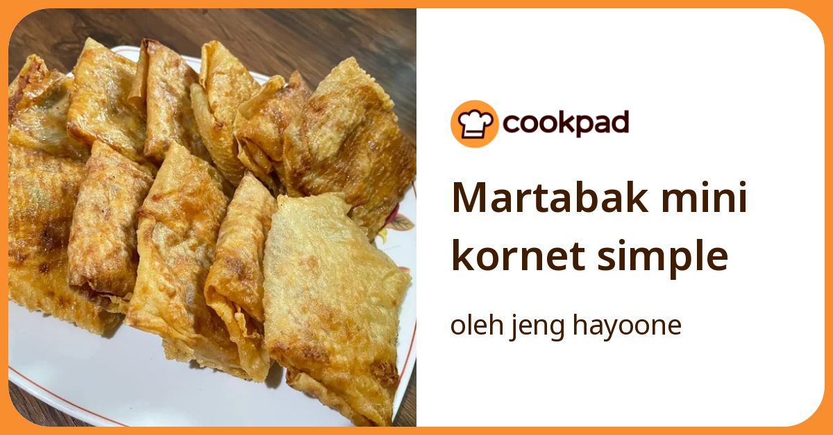 Martabak mini kornet simple