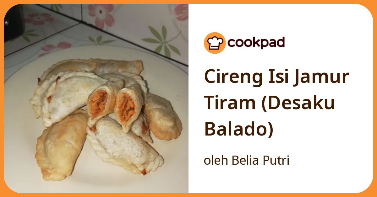 Cireng Isi Jamur Tiram (Desaku Balado)