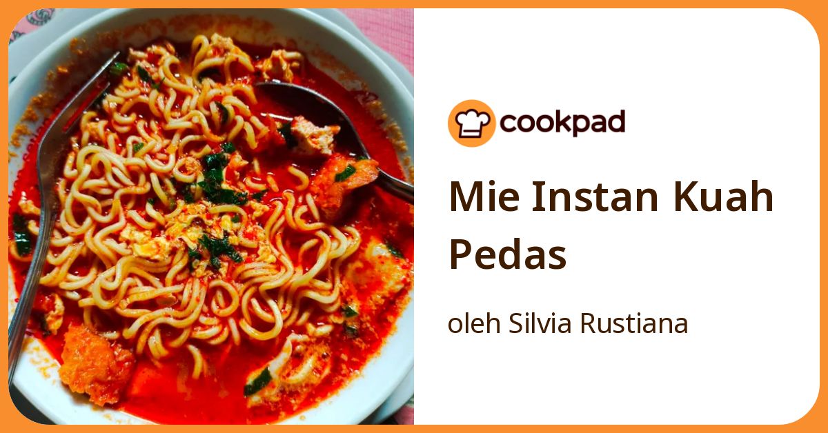 Mie Instan Kuah Pedas