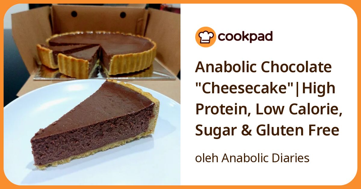 Anabolic Chocolate "Cheesecake"|High Protein, Low Calorie, Sugar & Gluten Free