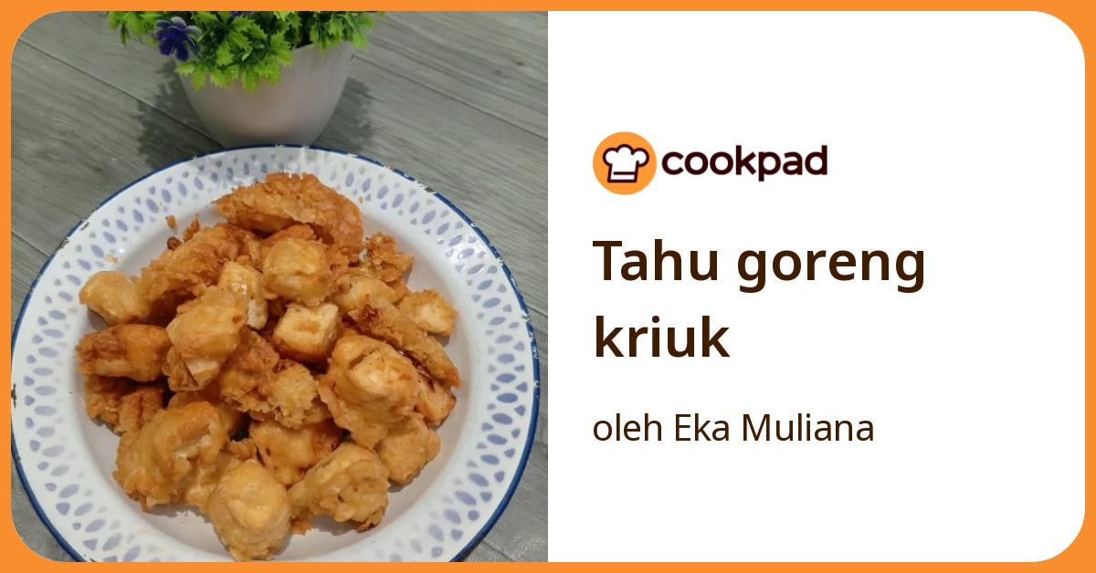 Tahu goreng kriuk