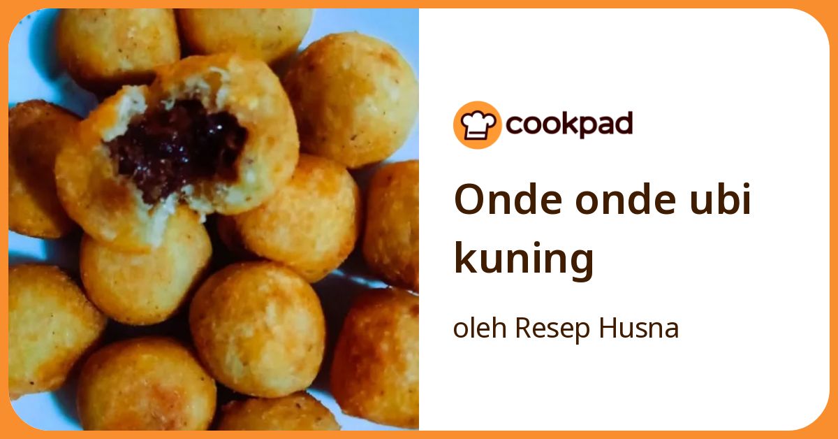 Onde onde ubi kuning