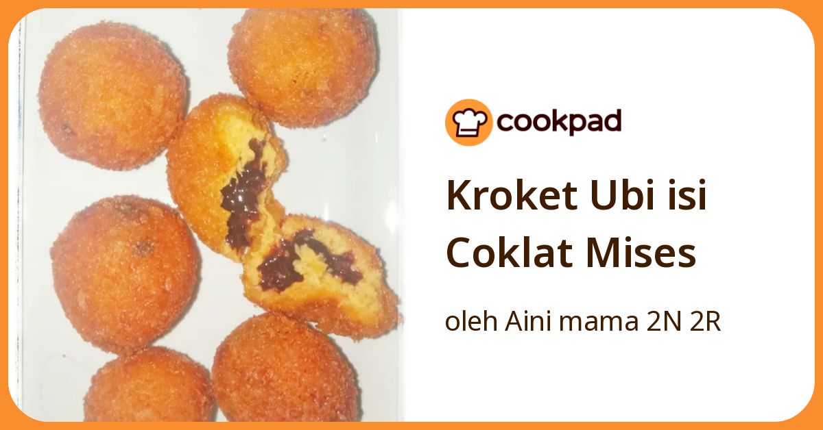 Kroket Ubi isi Coklat Mises