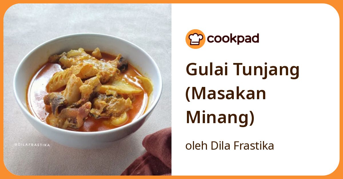 Gulai Tunjang (Masakan Minang)
