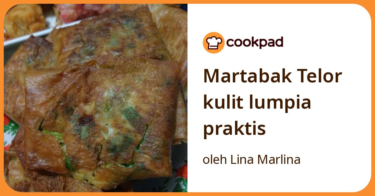 Martabak Telor kulit lumpia praktis