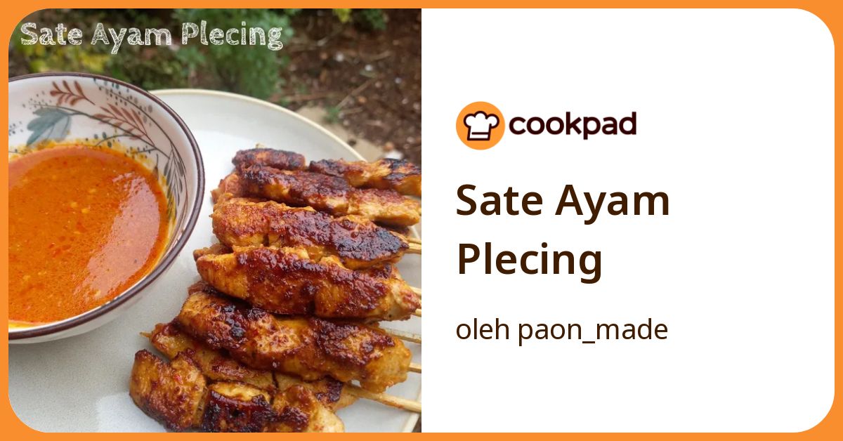Sate Ayam Plecing